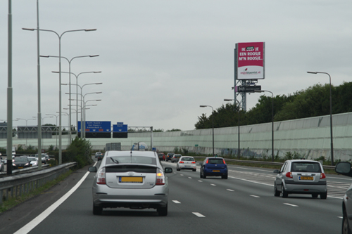 Roosje mijn roosje snelweg reclame Delft